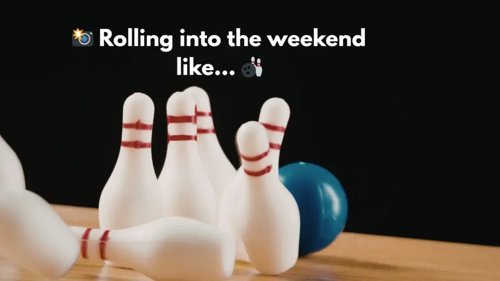 📸  Rolling into the weekend like… 🎳