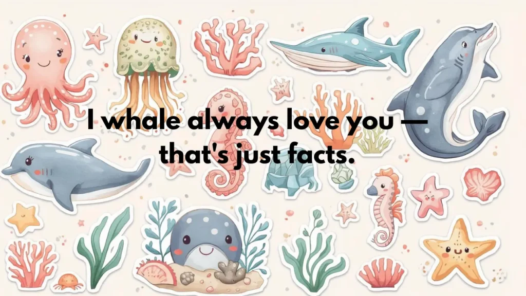I whale always love you — that's just facts.