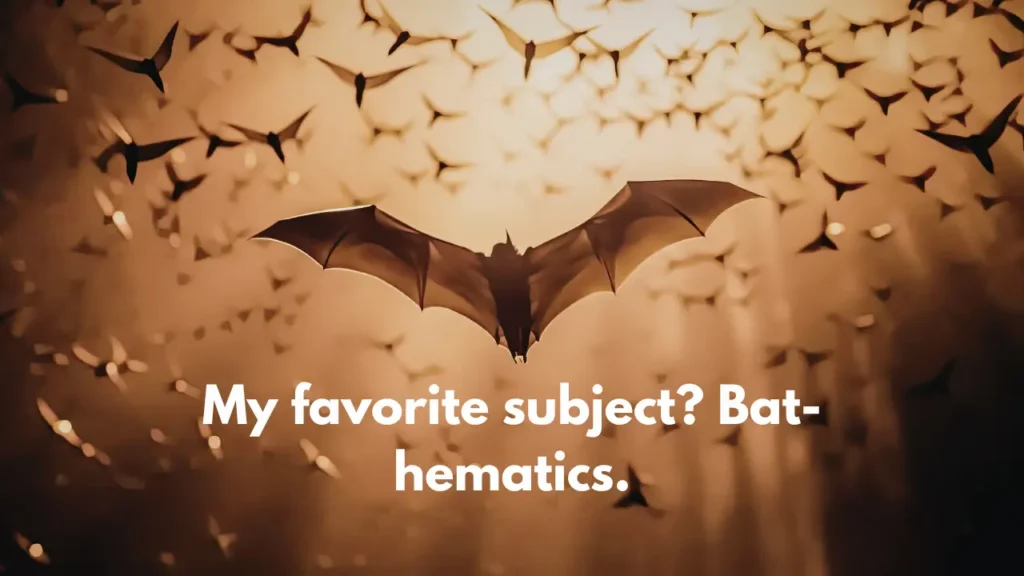My favorite subject? Bat-hematics.