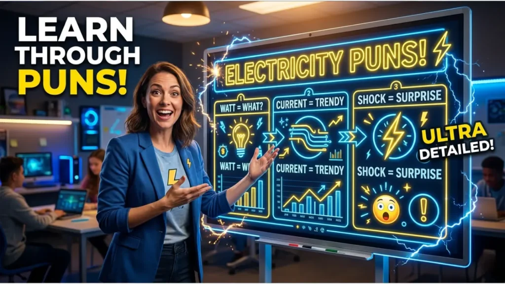 355+ Hilarious One-Liner Electricity Puns That'll Shock You Laughing