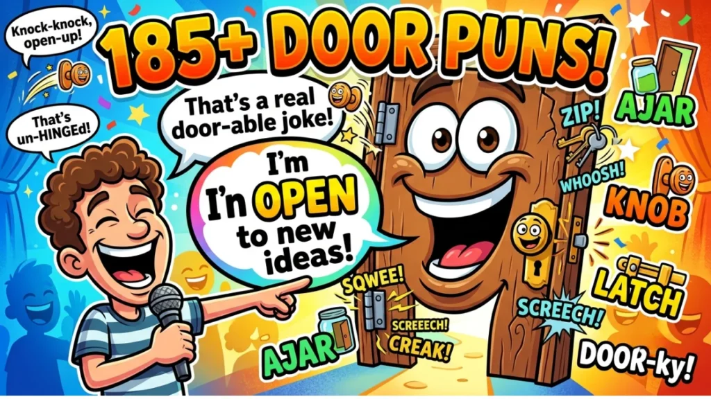 185+ Hilarious One-Liner Door Puns