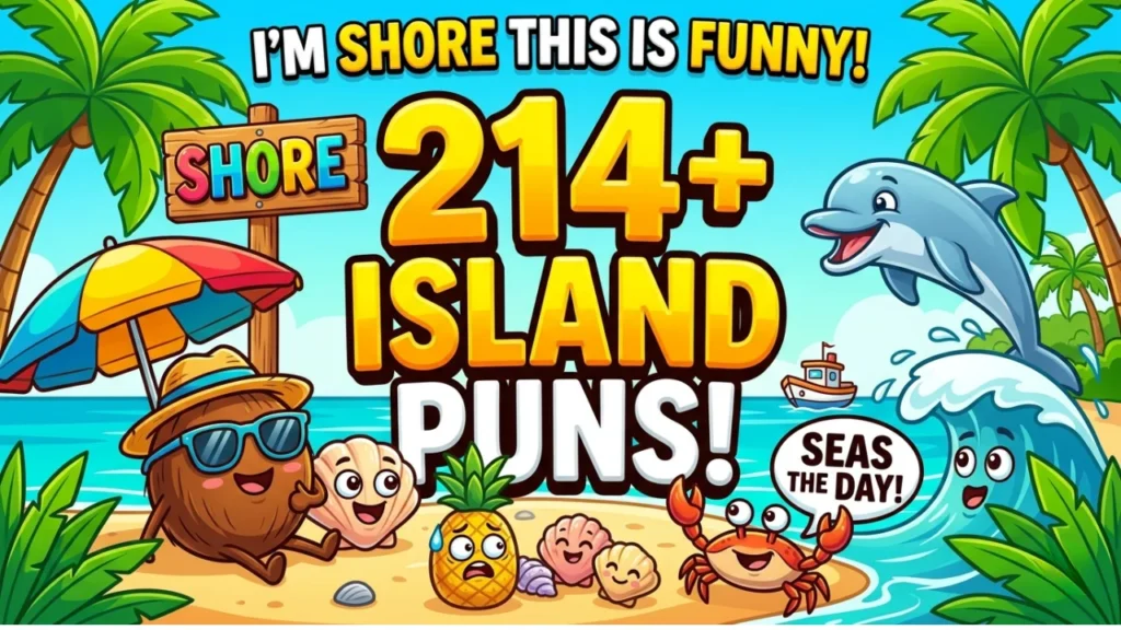 214+ Funny One-Liner Island Puns