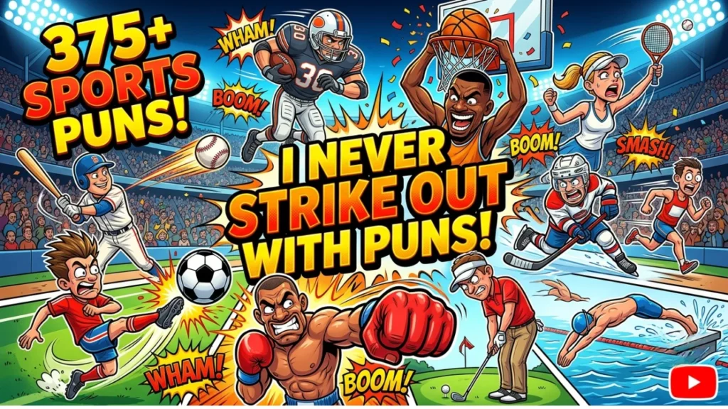 375+ One-Liner Sports Puns by Sport