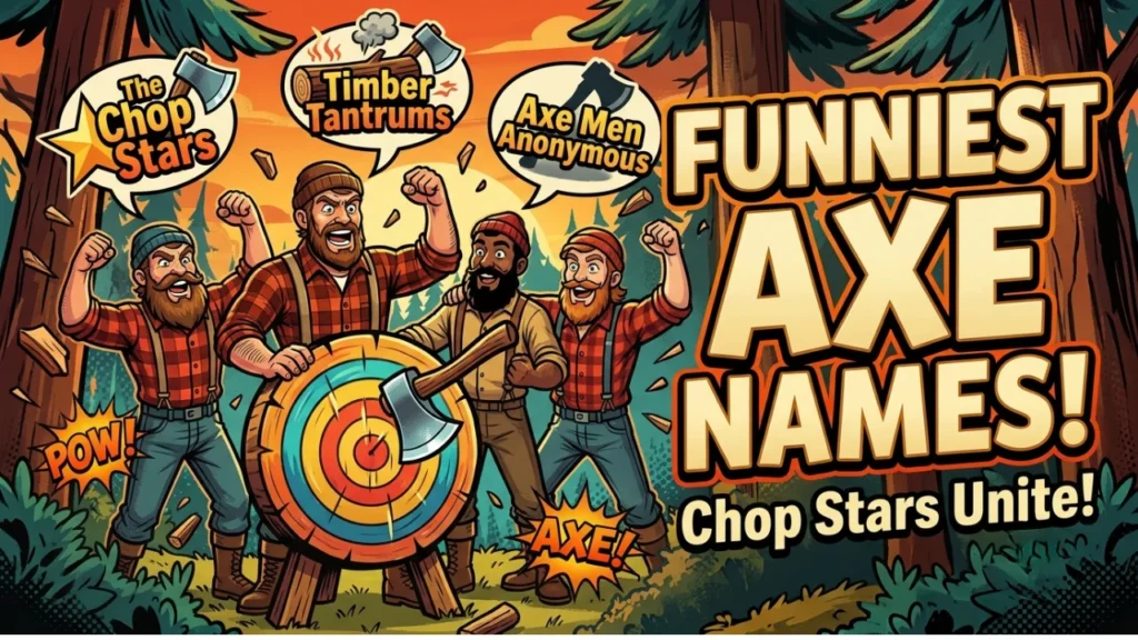 Axe Slang, Nicknames and Axe-Throwing Team Names