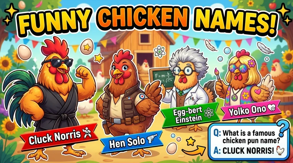 Best One-Liner Funny Chicken Puns