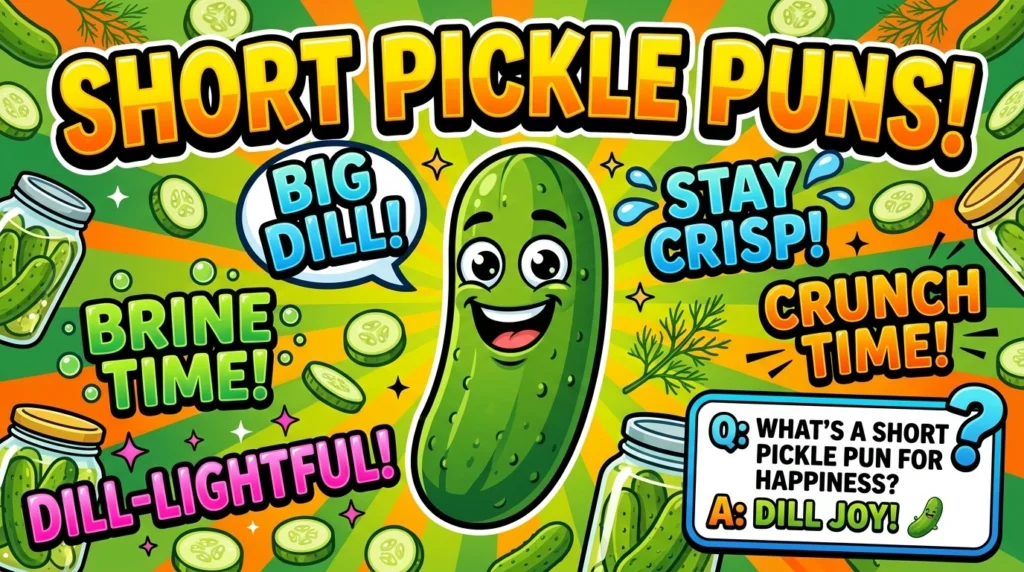Best Pickle Puns One-Liners to Kick Things Off