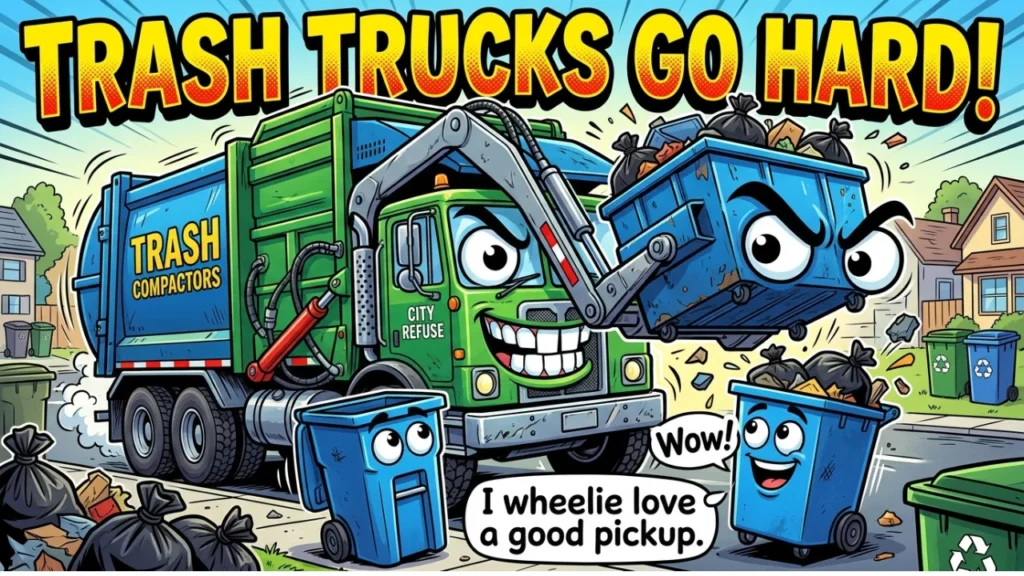Bin, Dumpster & Garbage Truck Puns