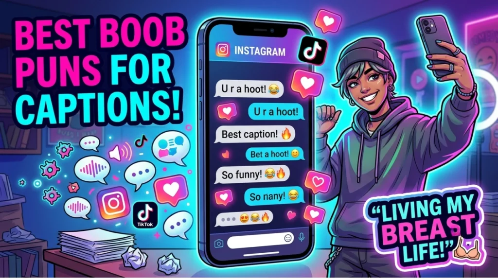 Boob Puns for Instagram, TikTok & Texting