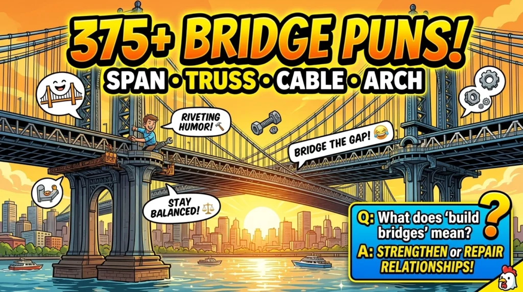 Bridge One-Liners for Love, Work, Friendship and Kids