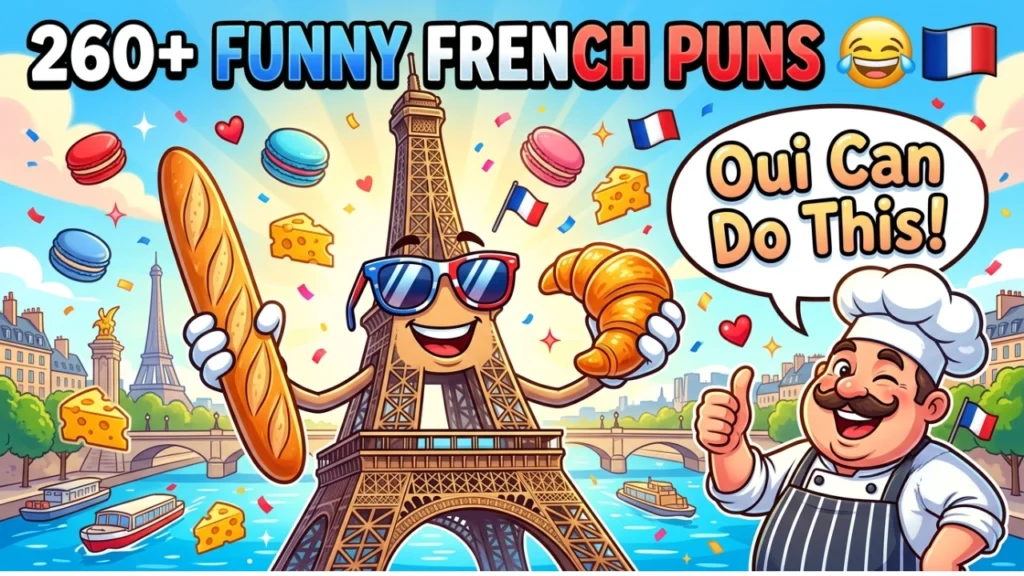 Classic One-Liner French Puns Everyone Will Love