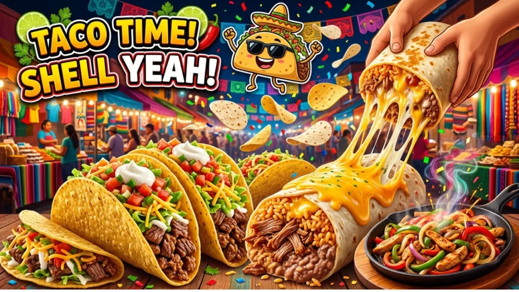 Classic Taco and Burrito One-Liner Mexican Food Puns