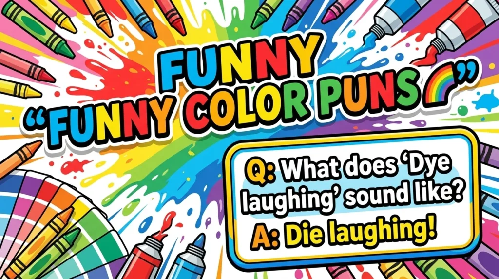 Clever Color Puns and Wordplay for Every Shade
