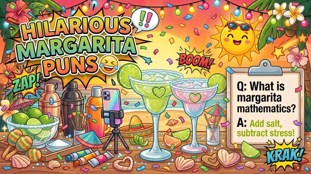 Clever & Hilarious Margarita One-Liners for Parties