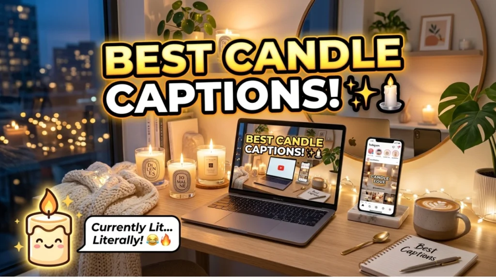 Clever One-Liner Candle Puns for Instagram Captions