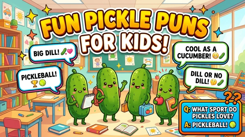 Clever Pickle Puns One-Liners for Captions & Social Media