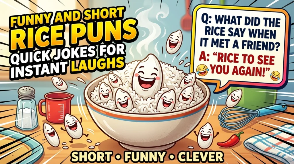 Clever and Best Rice Puns and Wordplay