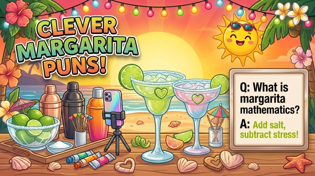 Cute Margarita Puns for Captions