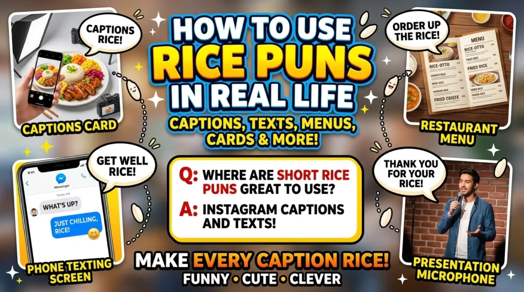 Cute Rice Puns and Rice Jokes for Every Occasion
