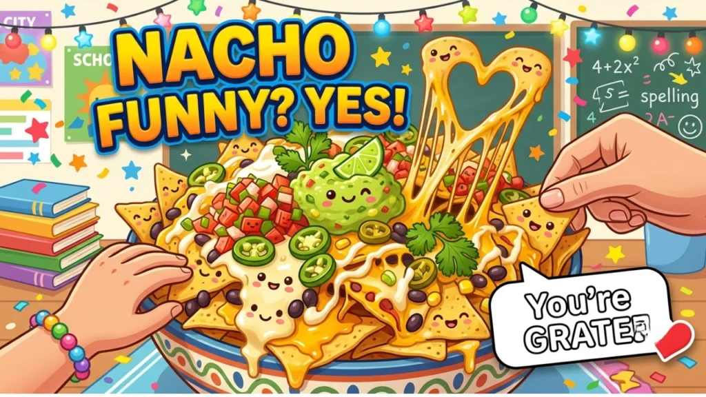 Family-Friendly One-Liner Nacho Puns for Kids