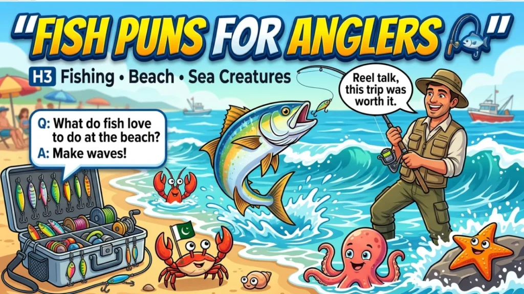 Fish Pun Wordplay, Jokes, and Idioms