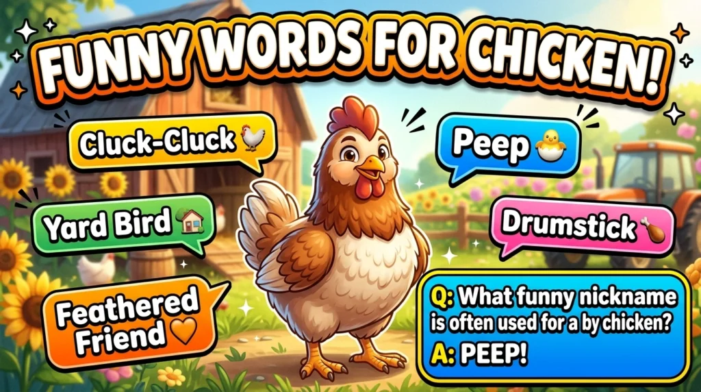 Funny Chicken Pun Names