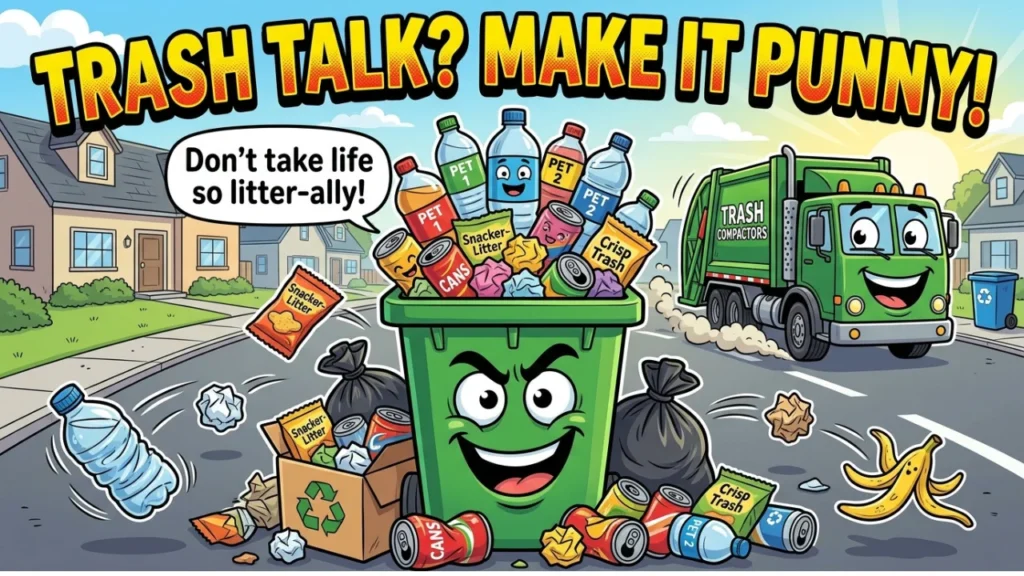 Funny & Clever One-Liner Trash Puns