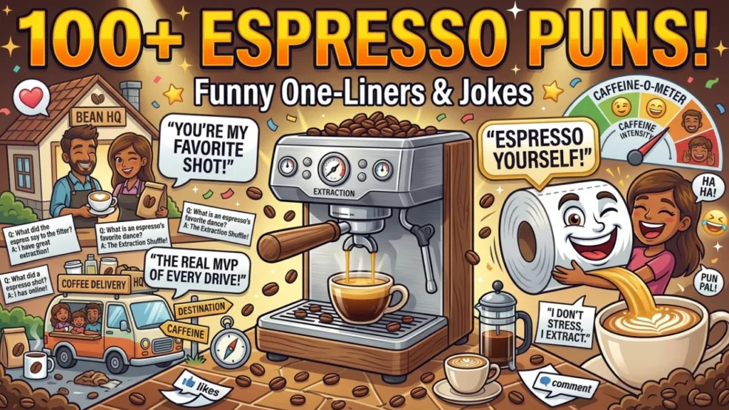 Funny Espresso Puns and One-Liners