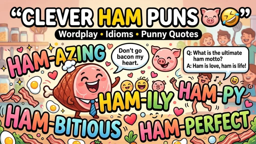 Funny Ham Puns and One-Liners for Every Occasion