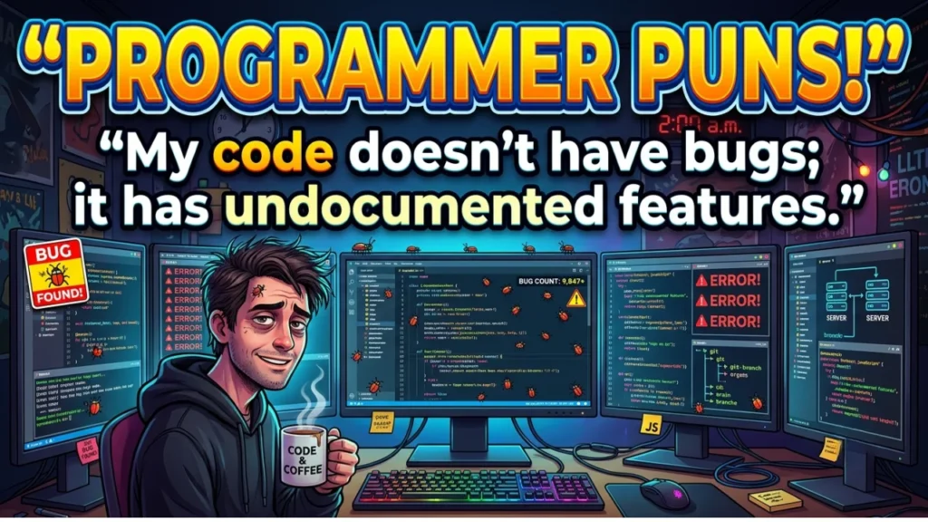 Funny IT and Programmer One-Liner Puns