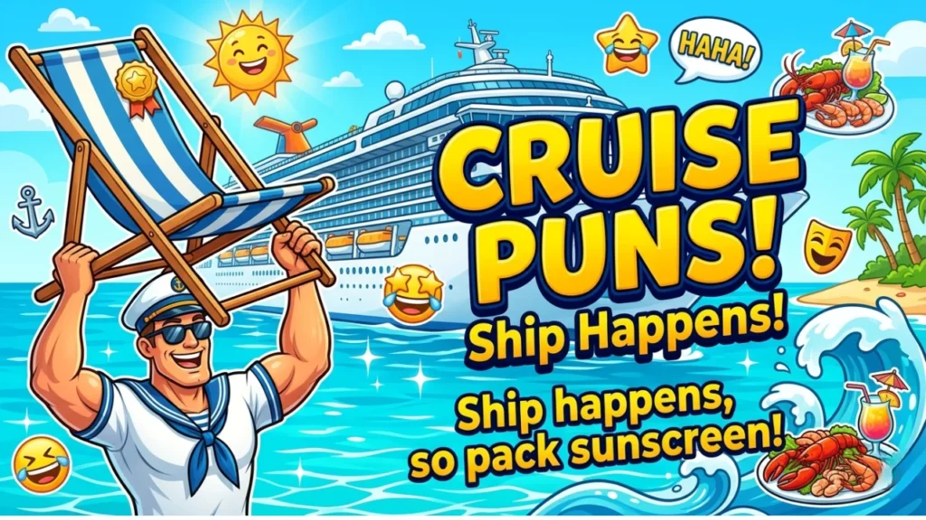 Funny One-Liner Cruise Puns for Every Sailor