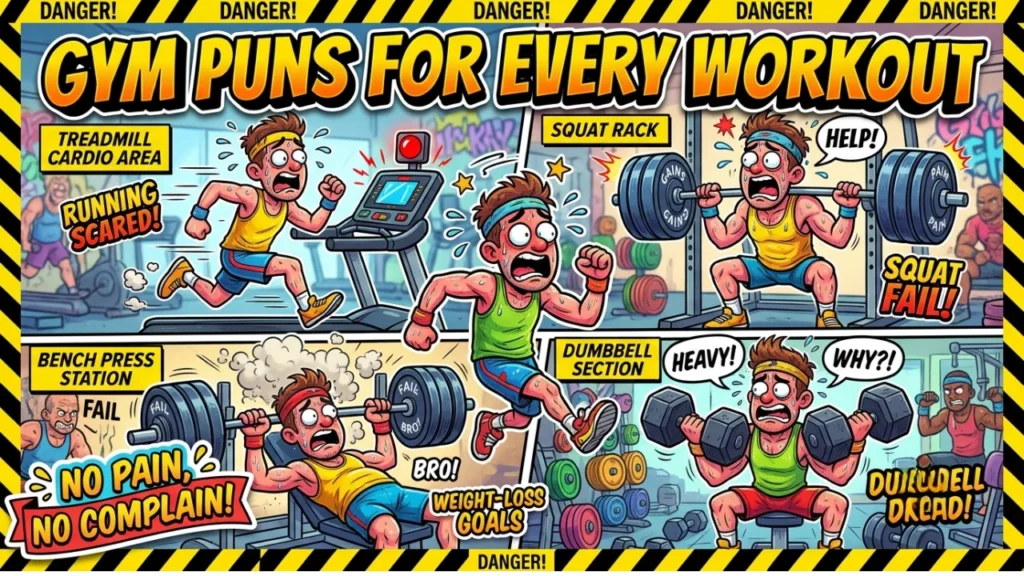 Funny One-Liner Gym Puns for Every Workout Type