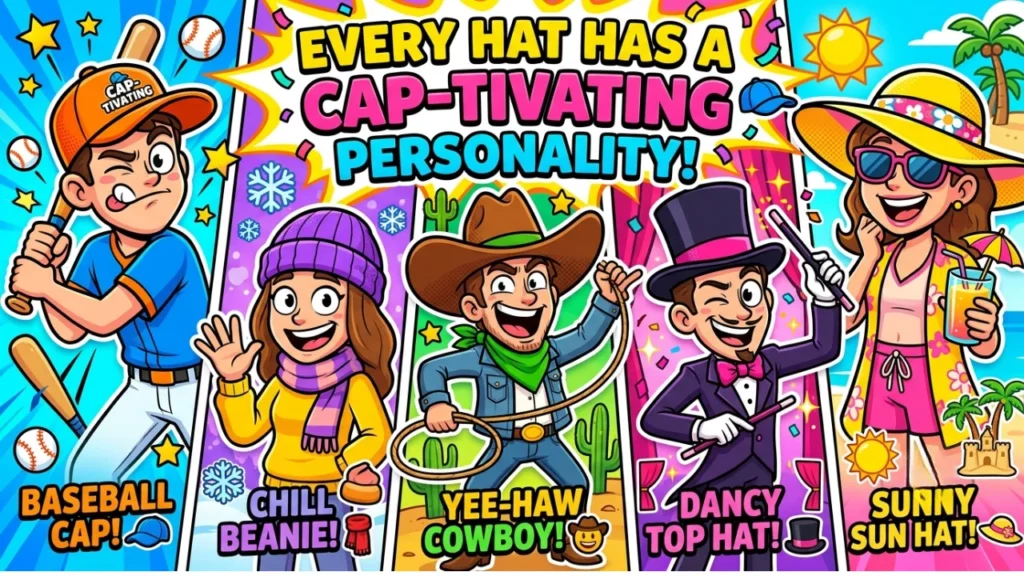 Funny One-Liner Hat Puns by Hat Style