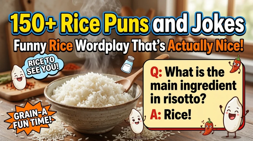 Funny and Short Rice Puns for Instant Laughs
