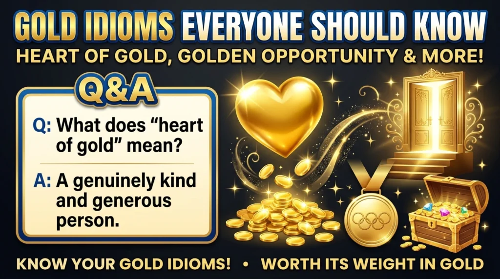 Gold Idioms Everyone Should Know
