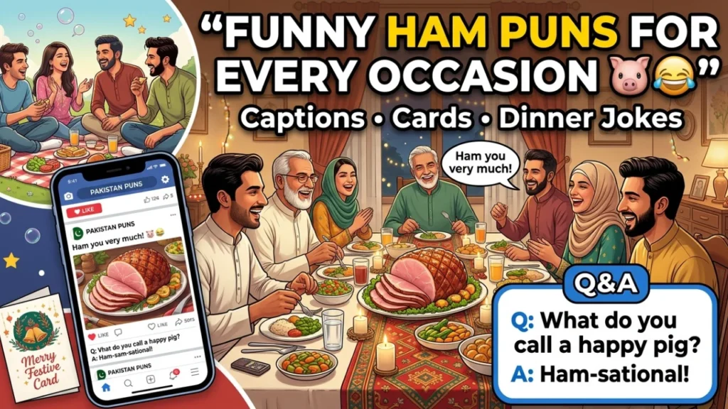 Ham Puns for Foodies, BBQ, and Holiday Feasts