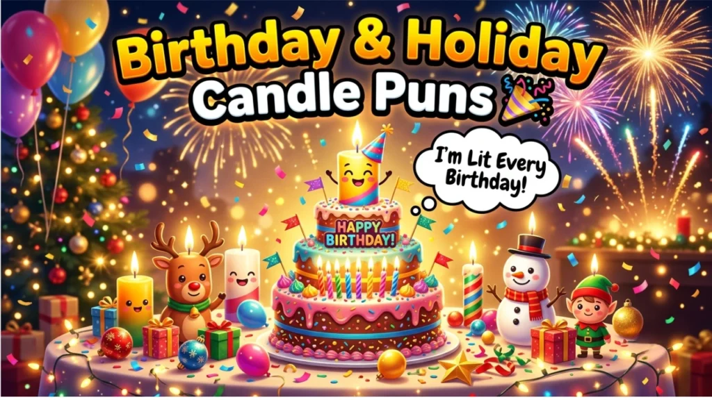 Holiday & Birthday One-Liner Candle Puns