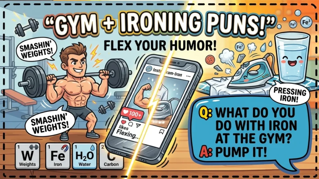 Iron Puns for Instagram Captions and Social Media