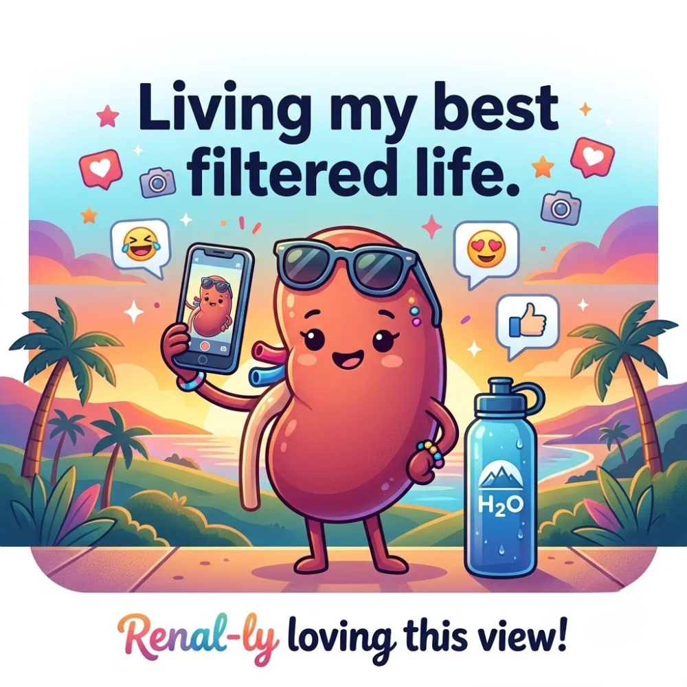 Kidney Puns for Instagram and Social Media