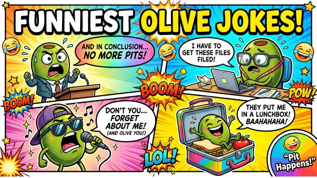 Olive Jokes & One-Liners for Every Occasion