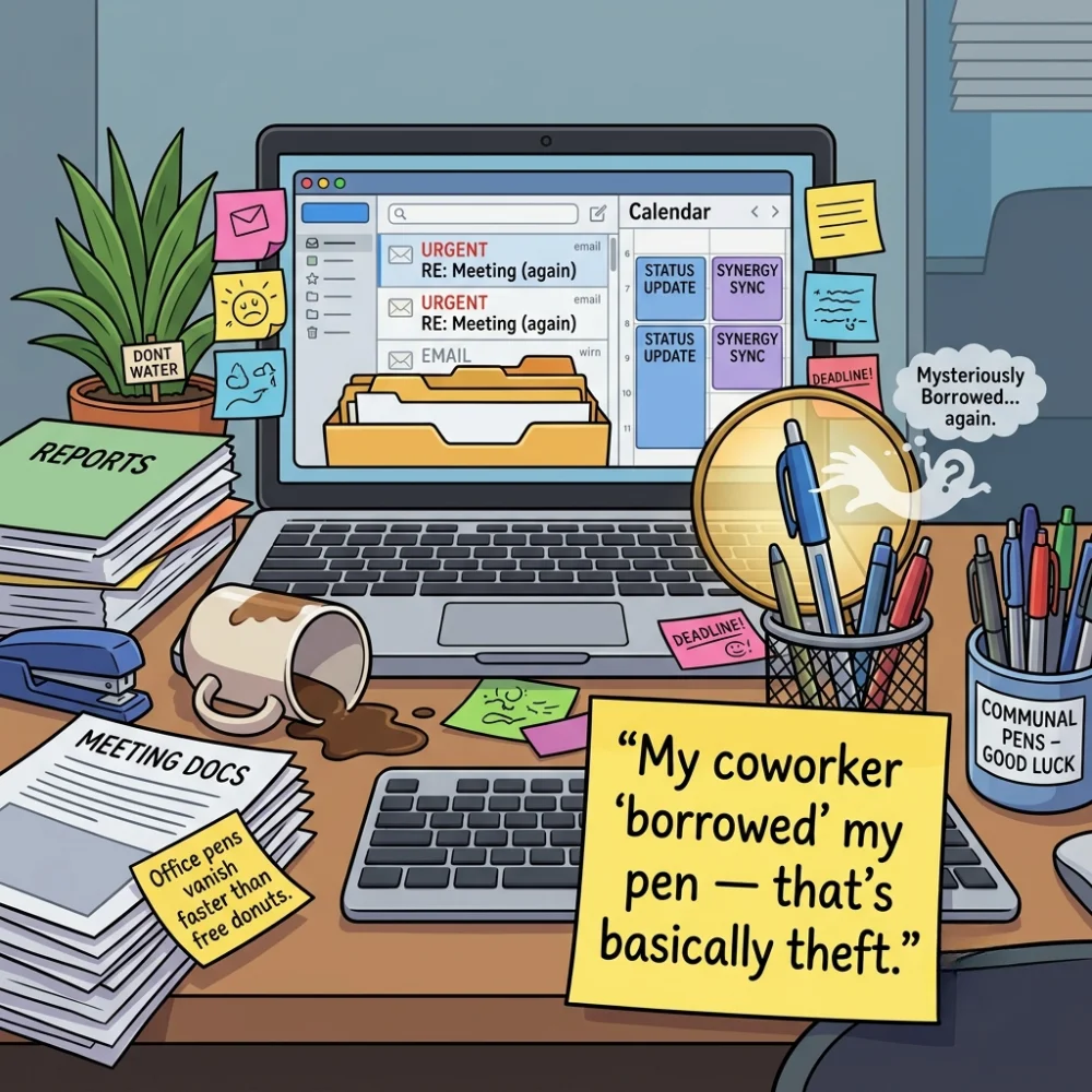 One-Liner Pen Puns for the Office & Work Life