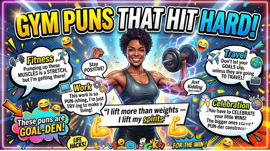 One-Liner Puns for Gym & Fitness Motivation