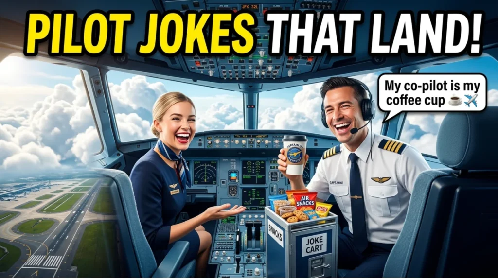 Pilot, Flight Attendant & Crew One-Liner Puns