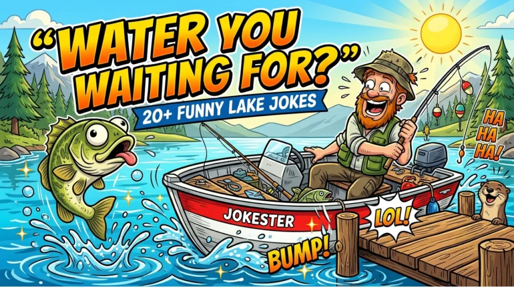 Quick lake jokes for a laugh