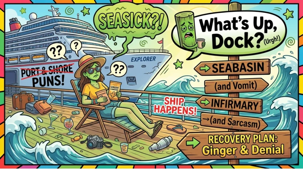 Sarcastic & Seasickness Cruise One-Liners