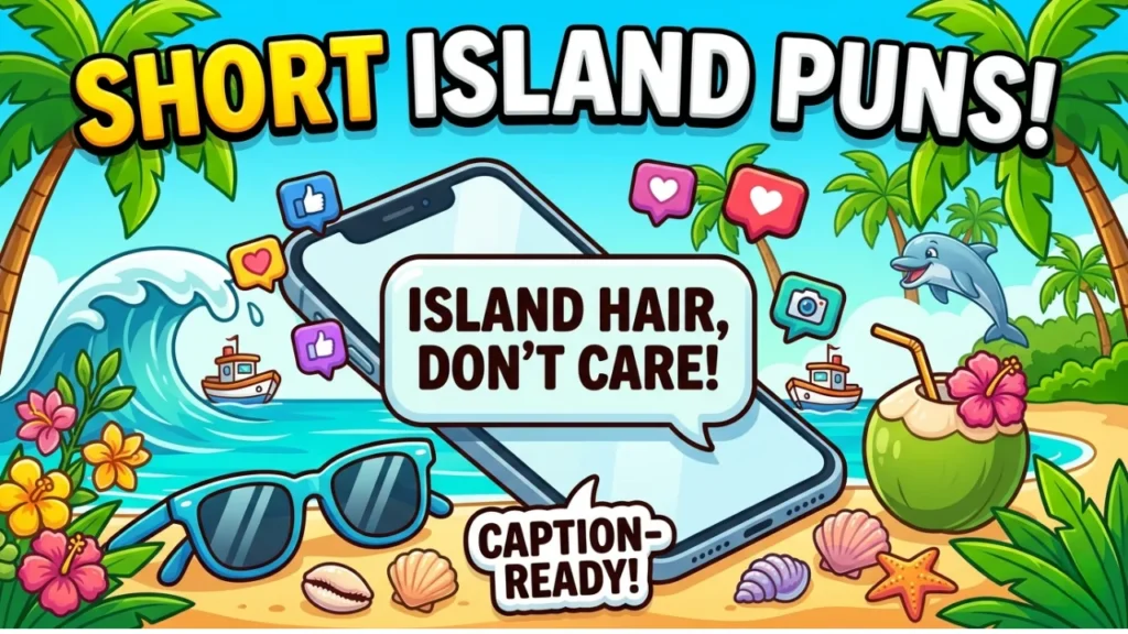Short & Clever Island One-Liners for Captions and Texts