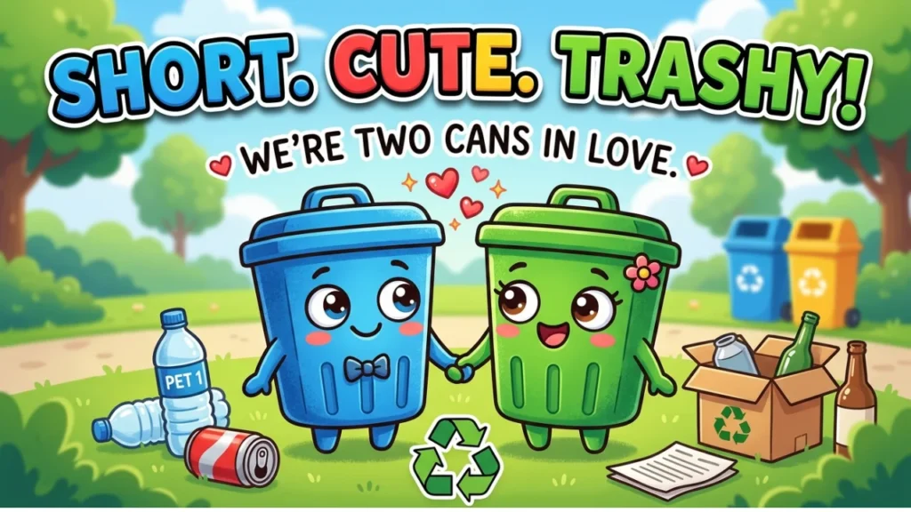 Short & Cute One-Liner Trash Puns