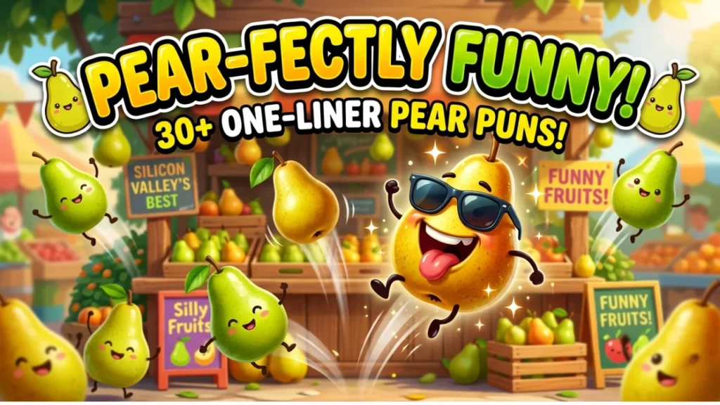 Short & Funny One-Liner Pear Puns
