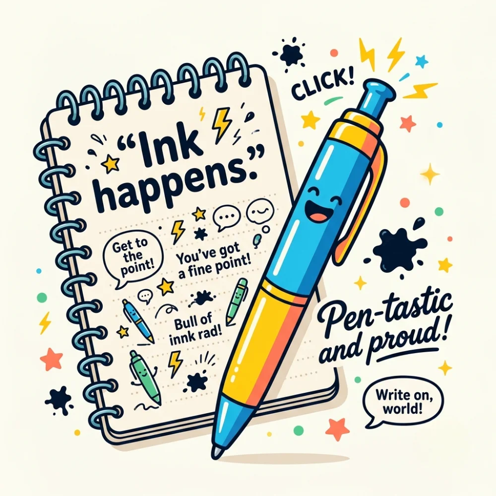 Short One-Liner Pen Puns for Quick Laughs