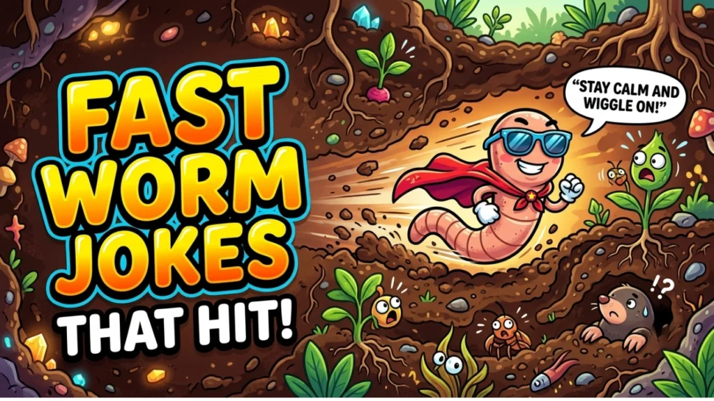 Short & Snappy One-Liner Worm Puns