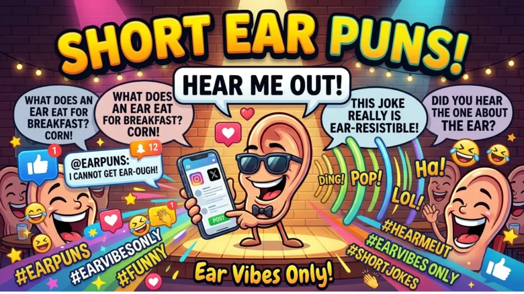 Short and Snappy One-Liner Ear Puns